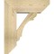 Ekena Millwork Olympic Slat Rough Sawn Bracket w/ Offset Brace, Douglas Fir, 8"W x 22"D x 26"H BKT0806X22X26OLY06RDF - alternate 3
